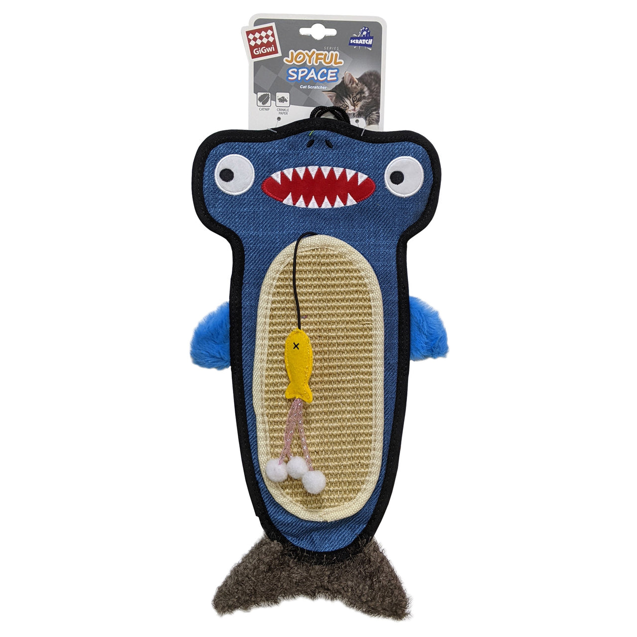 Shark Cat Scratcher with Catnip