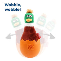 Thumbnail for GiGwi EGG Wobble Fun Brown Duck – Medium