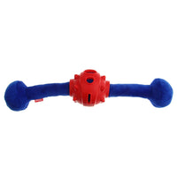 Thumbnail for GiGwi Gladiator Squeaker Inside Plush/TPR Dog Toy (Medium) – Blue