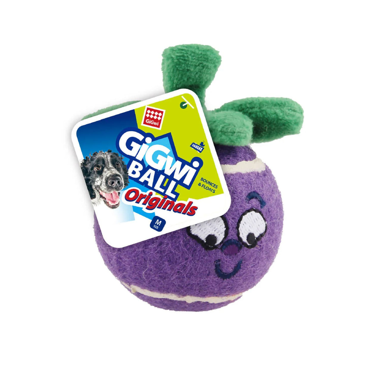 GiGwi Tennis Ball Originals Dog Toy (Mangosteen)