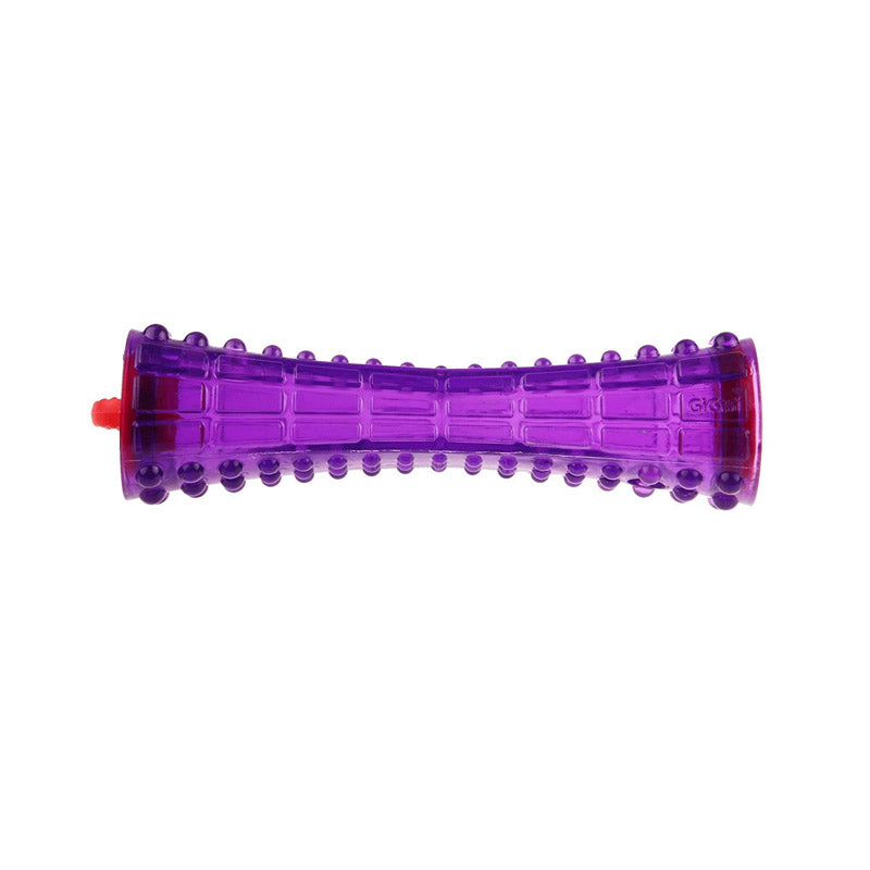 Treat Dispenser “Johnny Stick’ TPR Transparent Purple