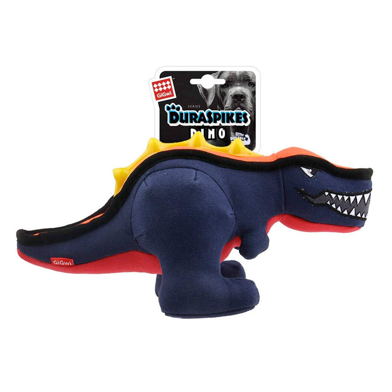 Gigwi Duraspikes Extra Durable Dinosaur Blue