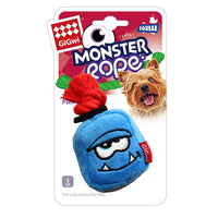 Thumbnail for Blue Monster Rope Squeaker Inside Small Plush/Rope