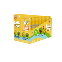 Gnawlers Freeze Dried Lollipop Cat Treat -Chicken & Beetroot 4g x15pcs-Coat & Skin Support [Display Box]