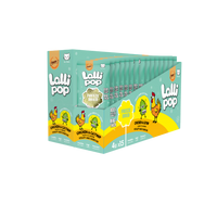 Gnawlers Freeze Dried Lollipop Cat Treat -Chicken & Catnip 4g x15pcs-Vitality & Exercise- [Display Box]
