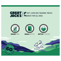 Thumbnail for Great Jack’s Liver with Kelp Recipe Grain-Free Dog Treats 7oz / 198gm