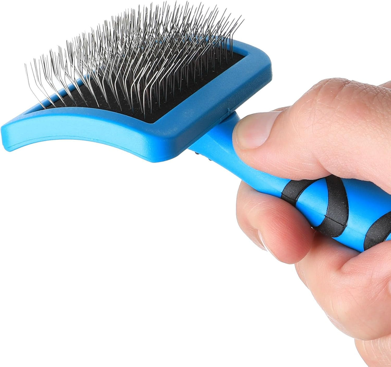 Groom Professional  Curved Firm Slicker Brushes[Size - S]