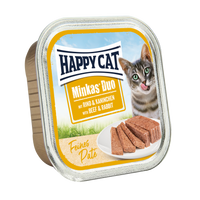 Thumbnail for Happy Cat Minkas Duo Beef & Rabbit 0.1kg (Min 16pcs - 100g)