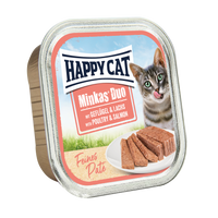 Thumbnail for Happy Cat Minkas Duo Poultry & Salmon 0.1kg (Min 16pcs - 100g)