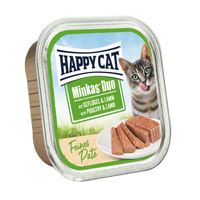 Thumbnail for Happy Cat Minkas Duo Poultry & Lamb 0.1kg (Min 16pcs - 100g)