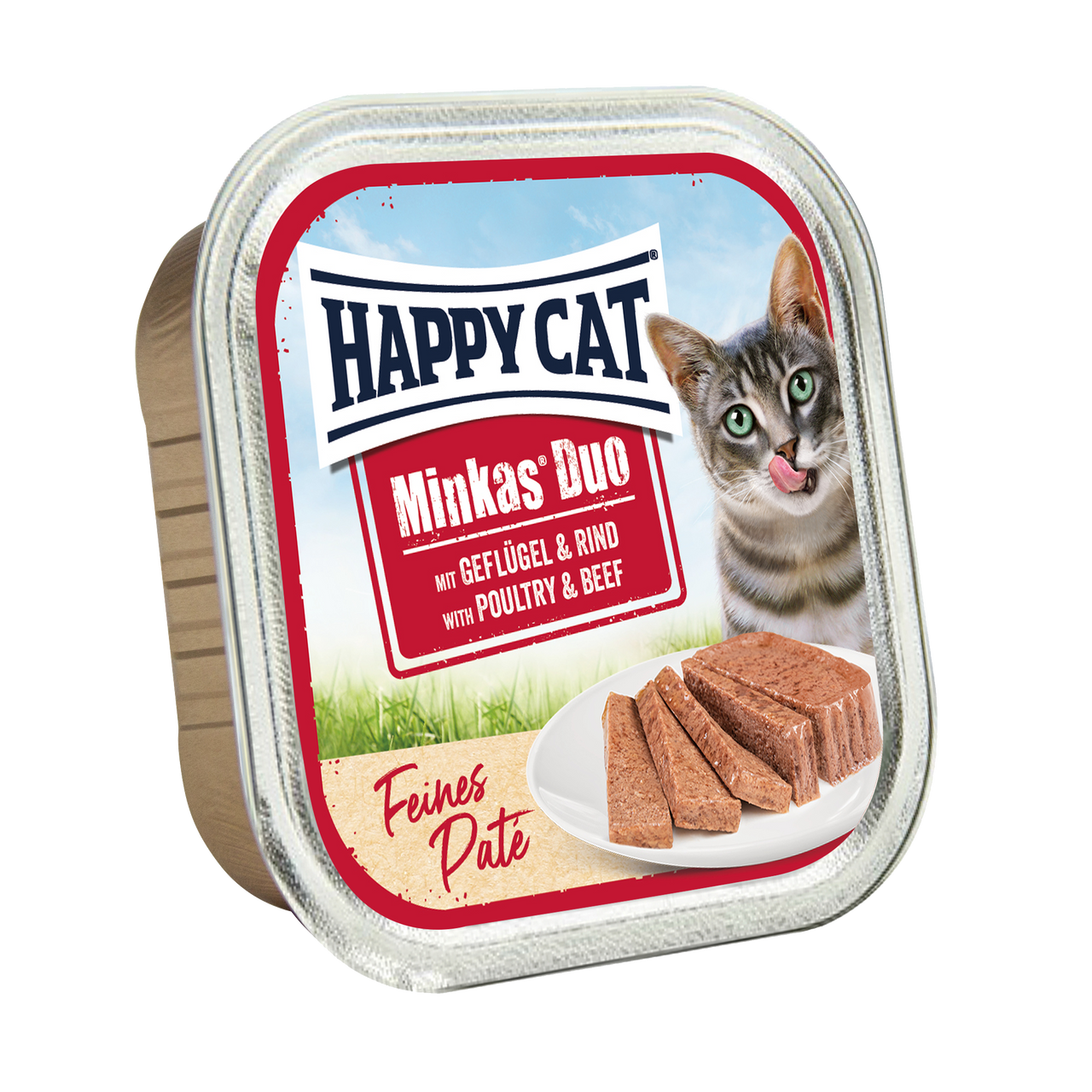 Happy Cat Minkas Duo Poultry & Beef 0.1kg (Min 16pcs - 100g)