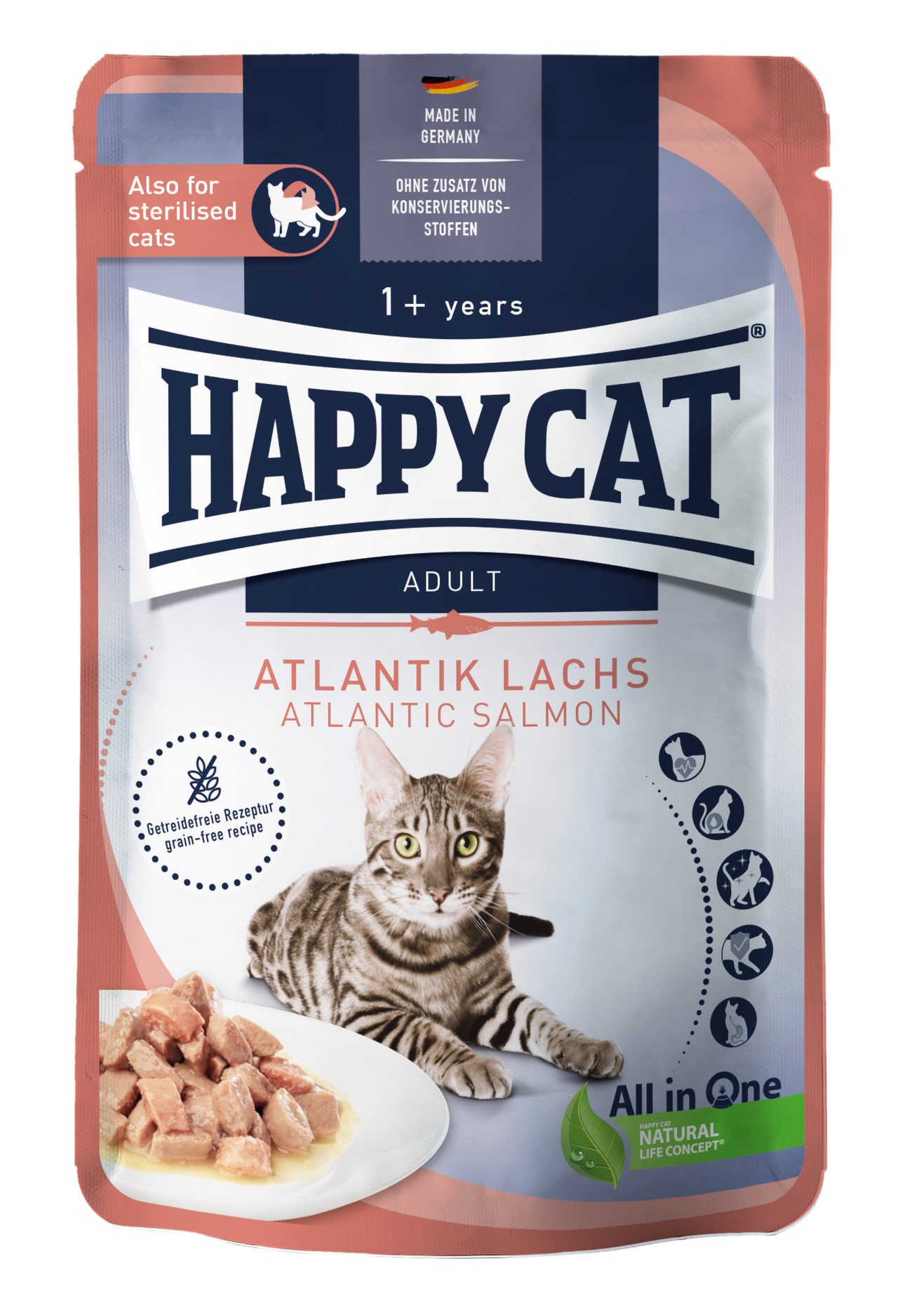 Happy Cat MIS Culinary Atlantic Salmon 0.085g (Min 20pcs - 0.085g)