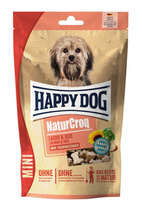 Thumbnail for Happy Dog Naturcroq Mini Snack Lachs