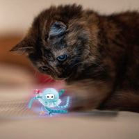 Thumbnail for Shining Friends Jellyfish with activated LED light & Catnip inside