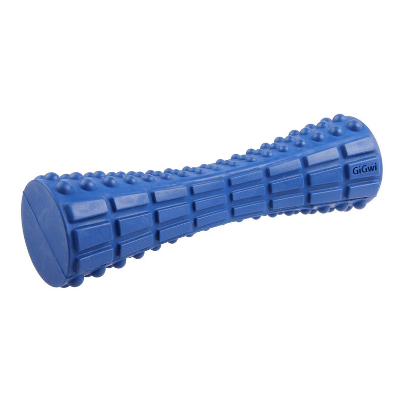 Johnny Stick Extra Durable Solid Rubber Dog Toy - blue