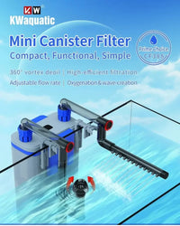 KW Zone Dophin Mini Canister Filter CF388