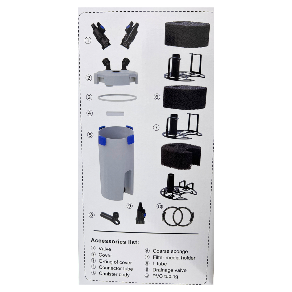 KW Zone Dophin Pre Canister Filter CF2000