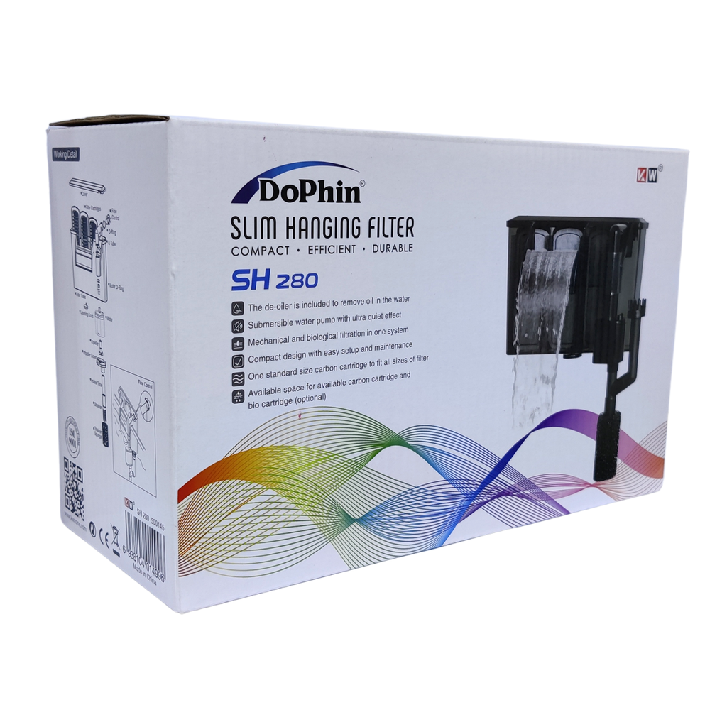 KW Zone Dophin Slim Hanging Filter-SH280 [Output:230L/H]