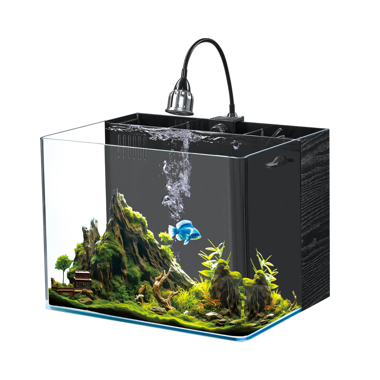 Karis  Aquarium Curved Edge B-45 [45x30x30cm] - 40 Litres