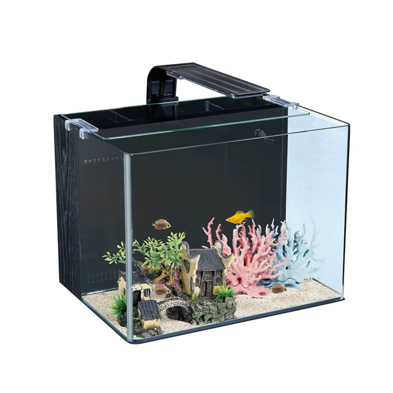 Karis Perfect Aquarium Curved Edge With Top Glass BL-50 - [50x44x35cm] - 77 Litres