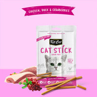 Thumbnail for Kit Cat Grain Free Cat Stick Chicken Duck & Cranberries 15g