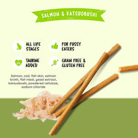 Thumbnail for Kit Cat Grain Free Cat Stick Salmon & Katsuobushi 15g