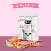 Thumbnail for Kit Cat Grain Free Cat Stick Salmon & Seafood 15g