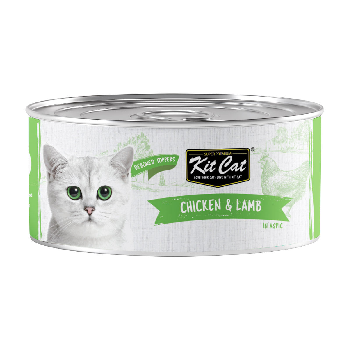 Kit Cat Chicken & Lamb 80g (1 Box -24pcs)