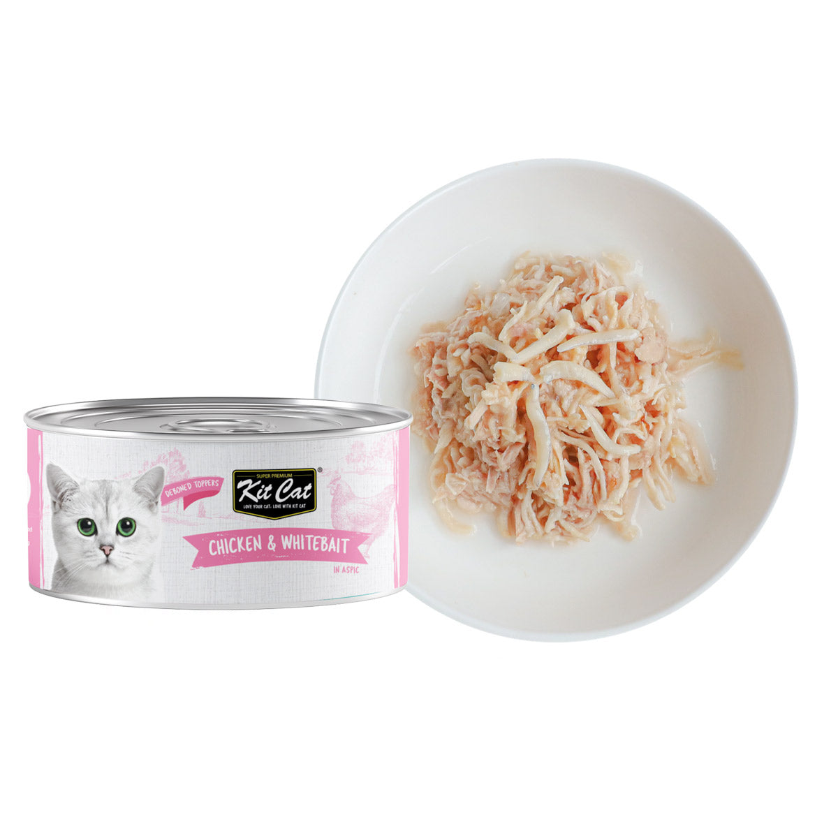 Kit Cat Chicken & Whitebait 80g (1 Box -24pcs)