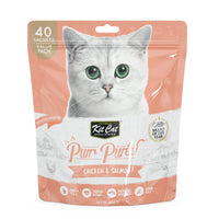 Thumbnail for Kit Cat Purr Puree Chicken & Salmon (40 Sachets Value Pack)