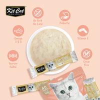 Thumbnail for Kit Cat Purr Puree Chicken & Salmon (40 Sachets Value Pack)