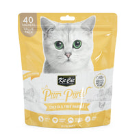 Thumbnail for Kit Cat Purr Puree Chicken & Fiber (Hairball) (40 Sachets Value Pack)