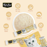 Thumbnail for Kit Cat Purr Puree Chicken & Fiber (Hairball) (40 Sachets Value Pack)