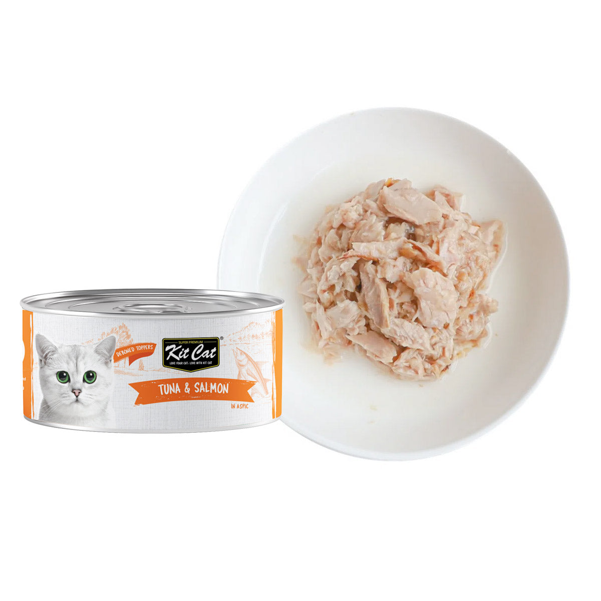 Kit Cat Tuna & Salmon 80g (1 Box -24pcs)