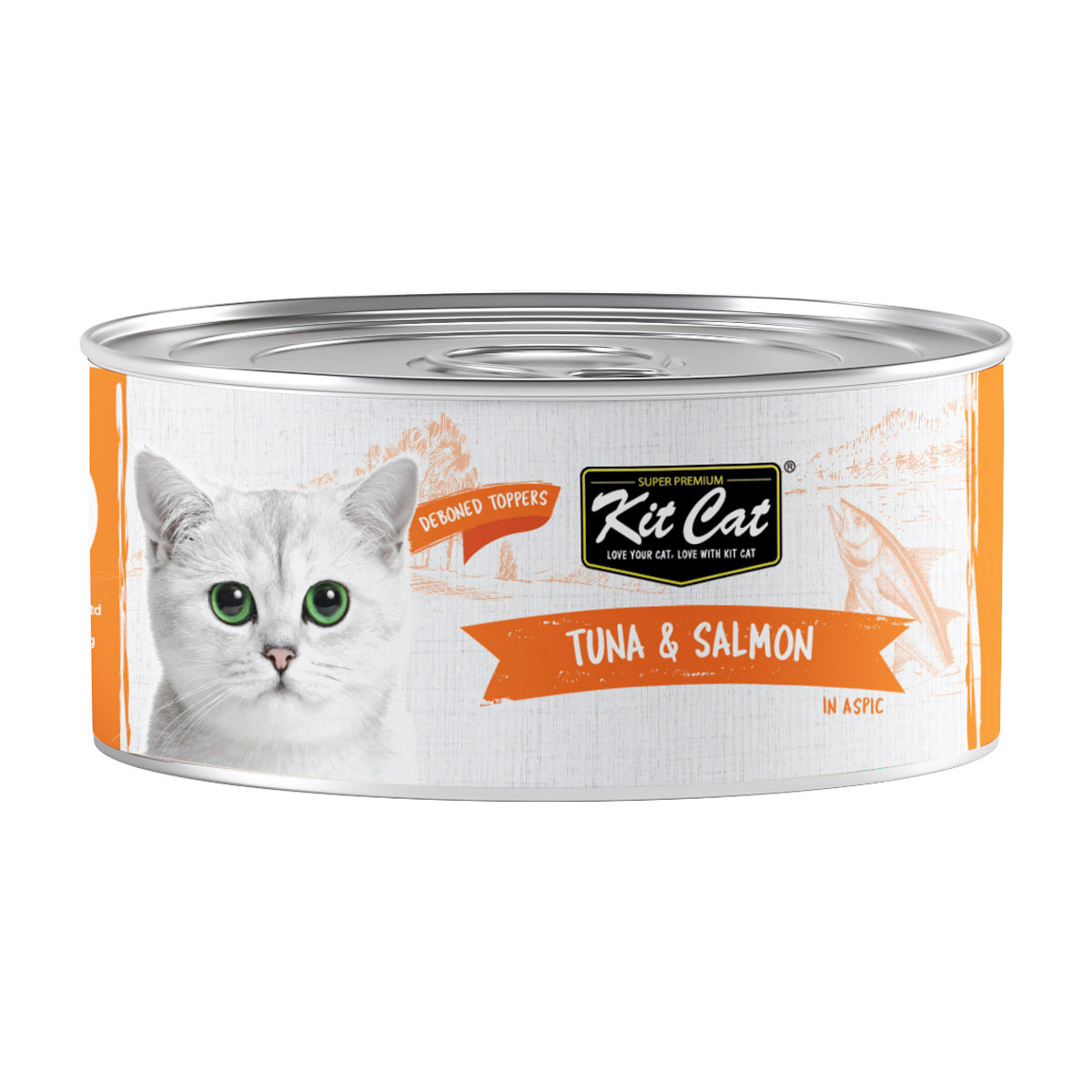 Kit Cat Tuna & Salmon 80g (1 Box -24pcs)