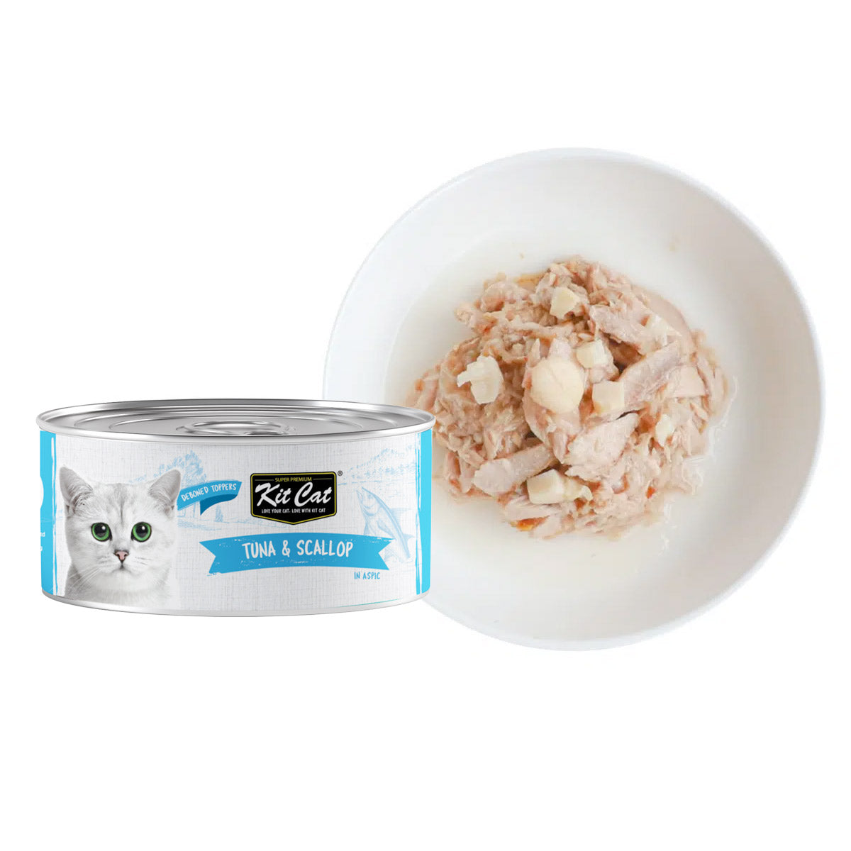 Kit Cat Tuna & Scallop 80g (1 Box -24pcs)