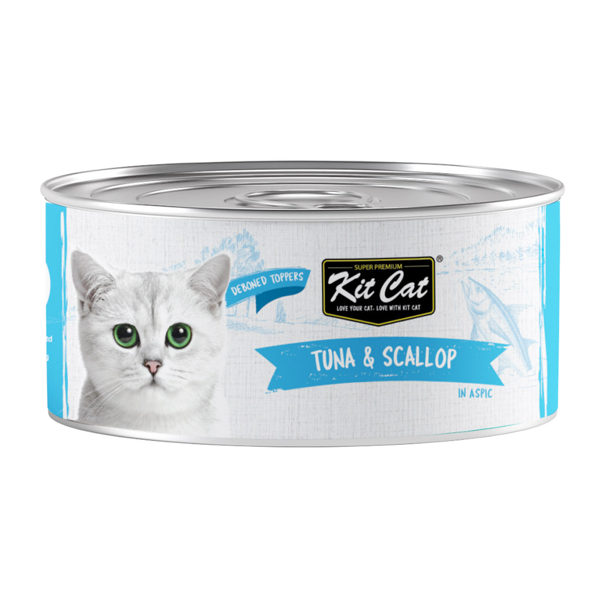 Kit Cat Tuna & Scallop 80g (1 Box -24pcs)