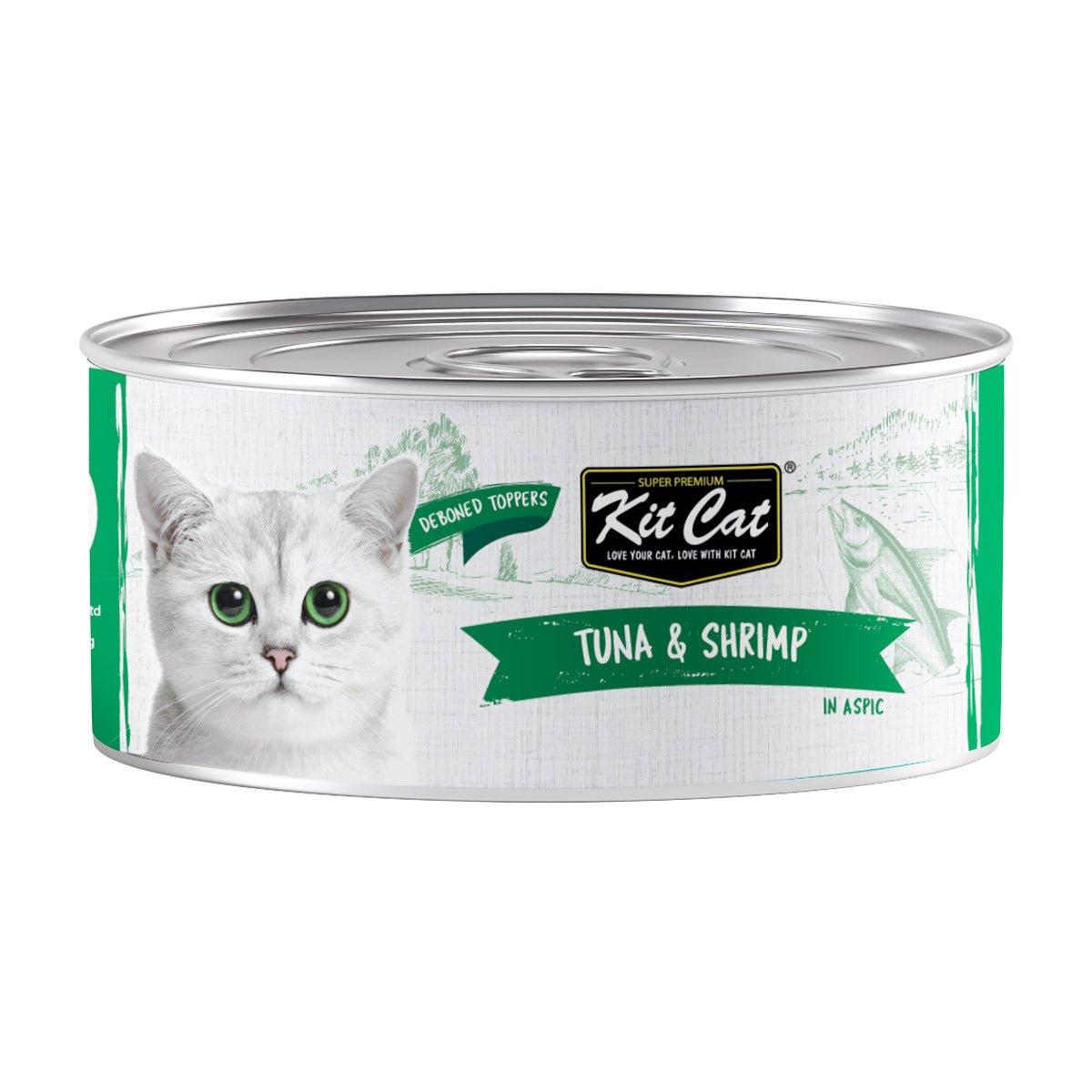 Kit Cat Deboned Tuna & Shrimp Toppers 80g (1 Box -24pcs)