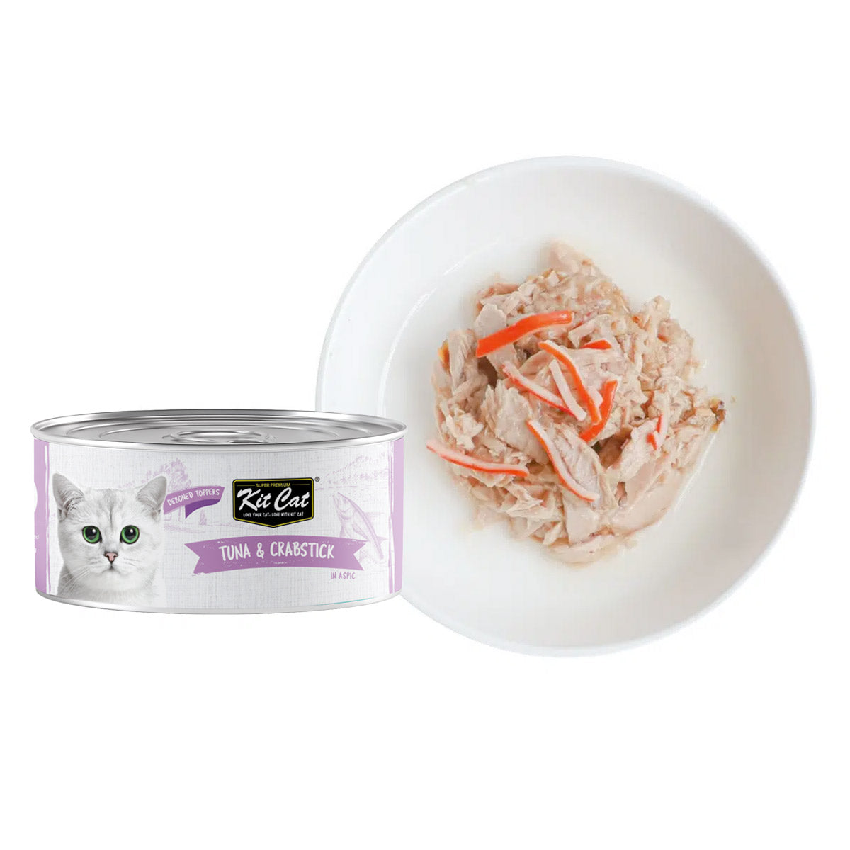 Kit Cat Tuna & Crabstick 80g (1 Box -24pcs)