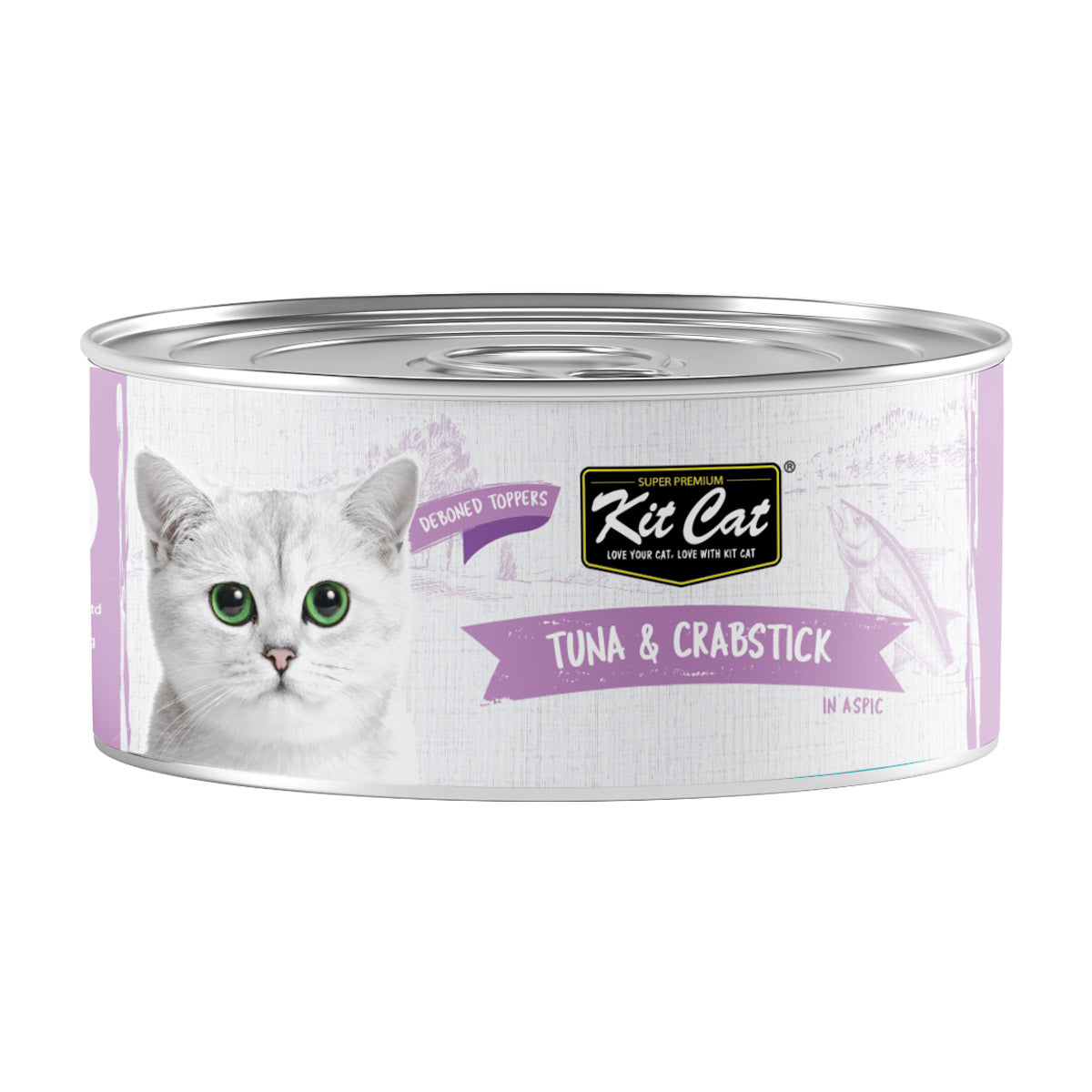 Kit Cat Tuna & Crabstick 80g (1 Box -24pcs)