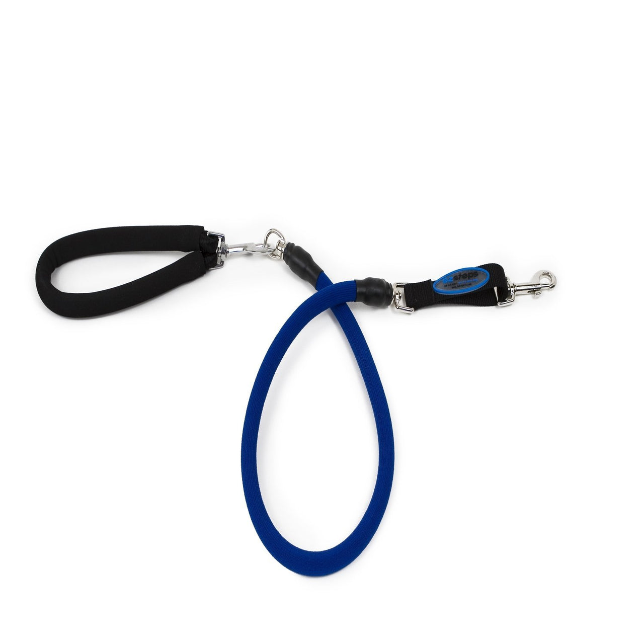 Ez Step Stretch Leash Medium - blue