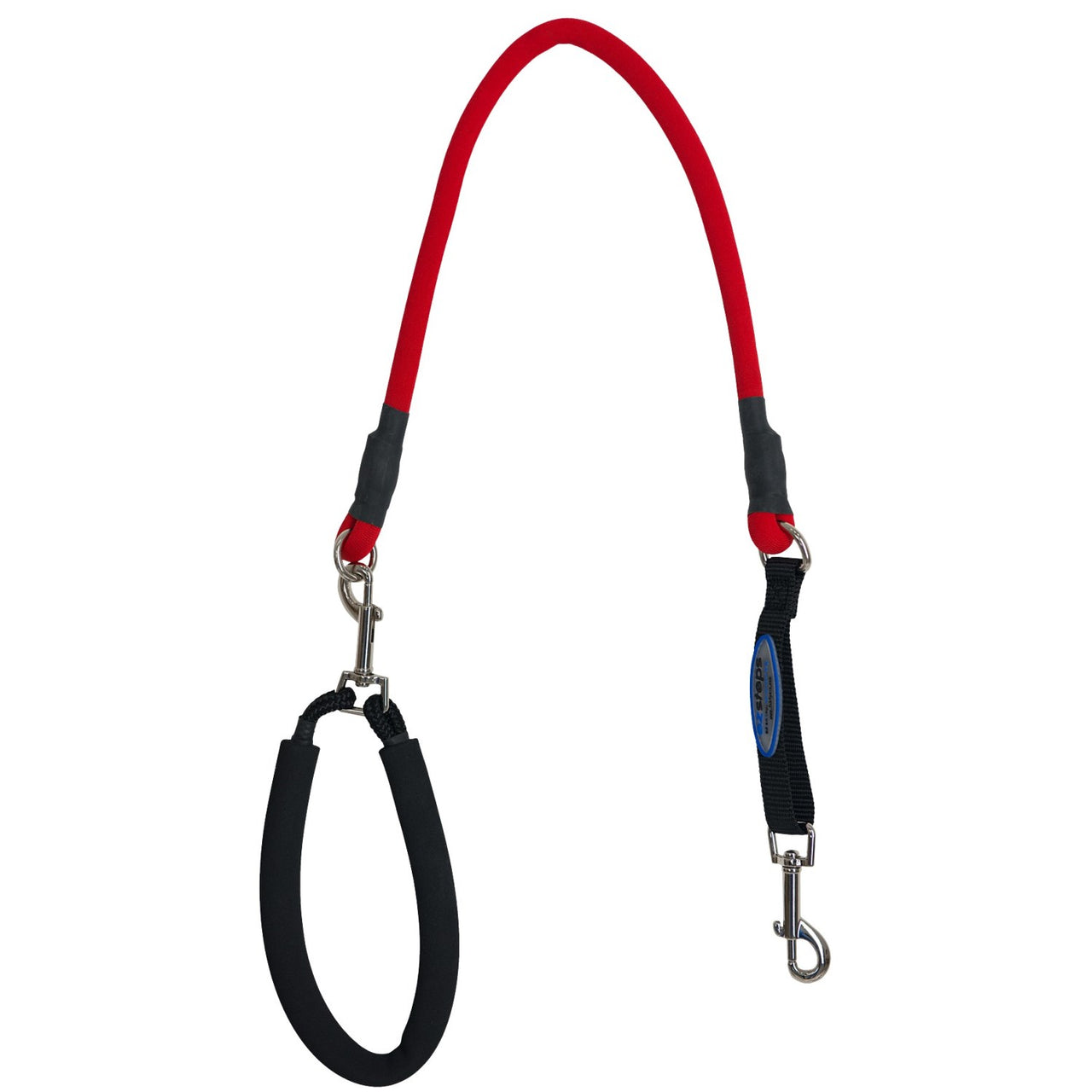 Ez Step Stretch Leash Medium - red