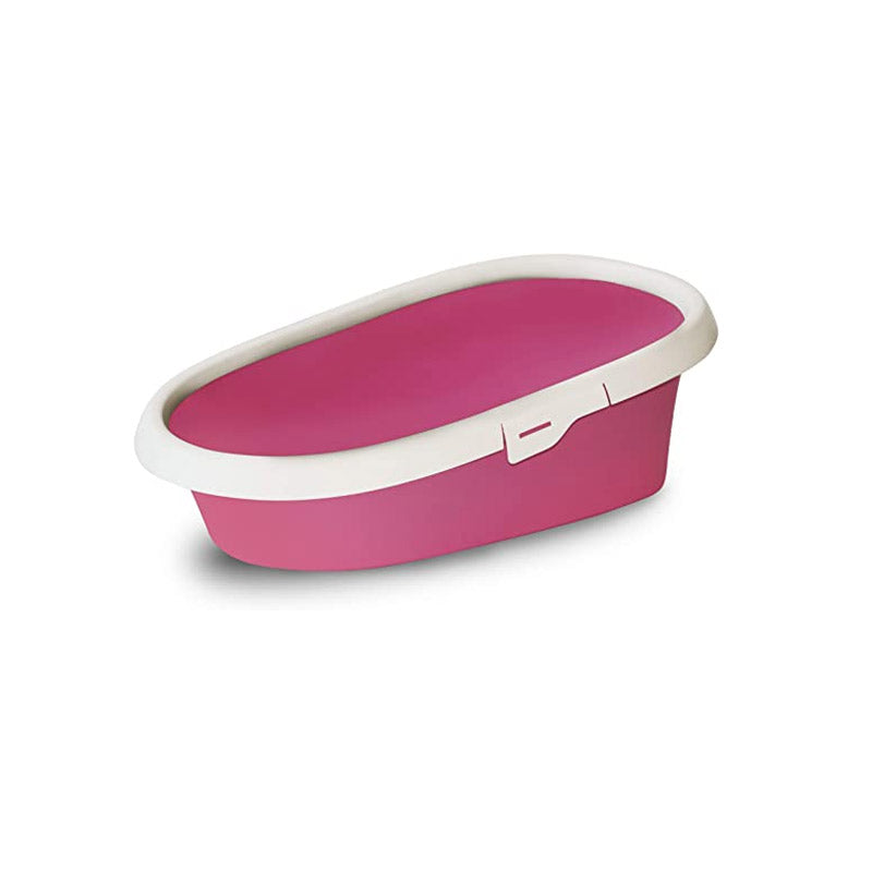 Cat litter box MINOU MINI 43 x 30 x 14h - dark-pink