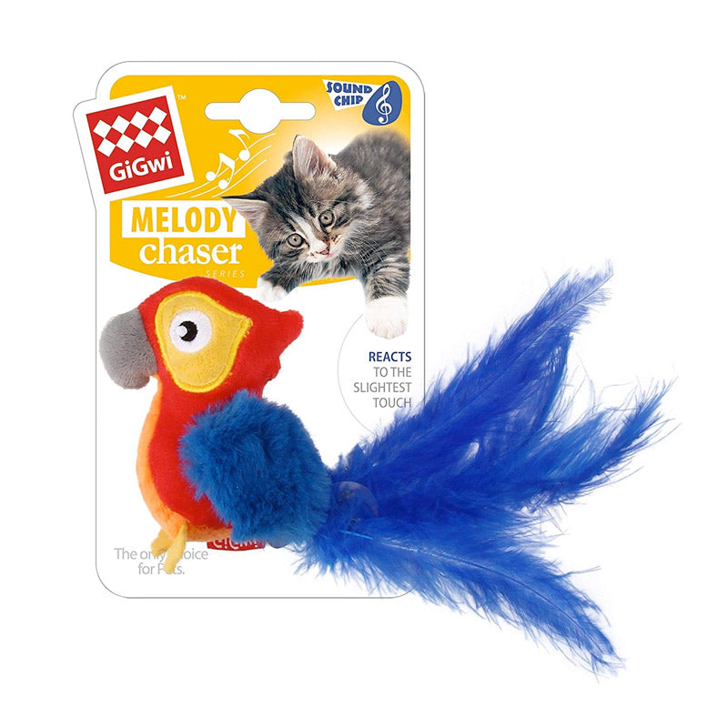 Melody Chaser (Red Parrot) with motion Activated Sound Chip