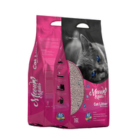 Meow Mates Bentonite Cat Litter - Baby Powder Scent 16L/10kg