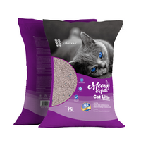 Meow Mates Bentonite Cat Litter - Lavender Scent 25L/20kg
