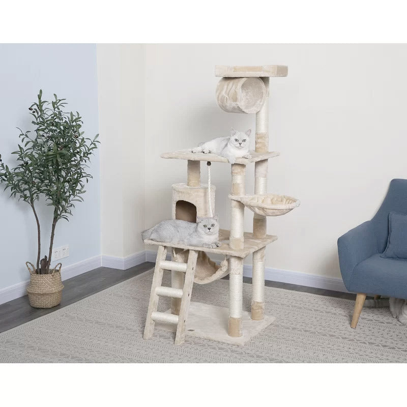 62″ Mittens Cat Tree