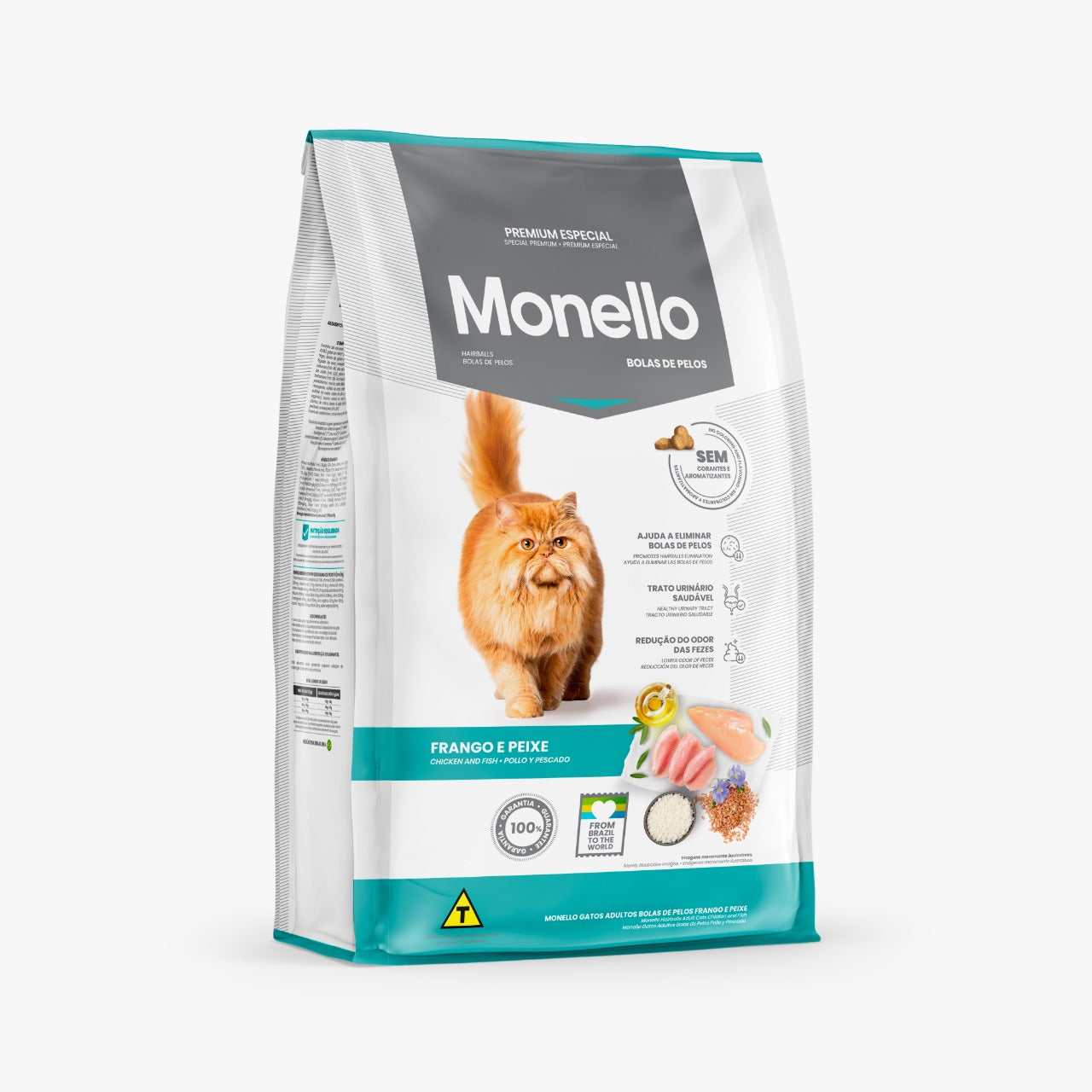 Monello Adult Cat Hairball  ( Chicken and Fish Flavor) - 7kg