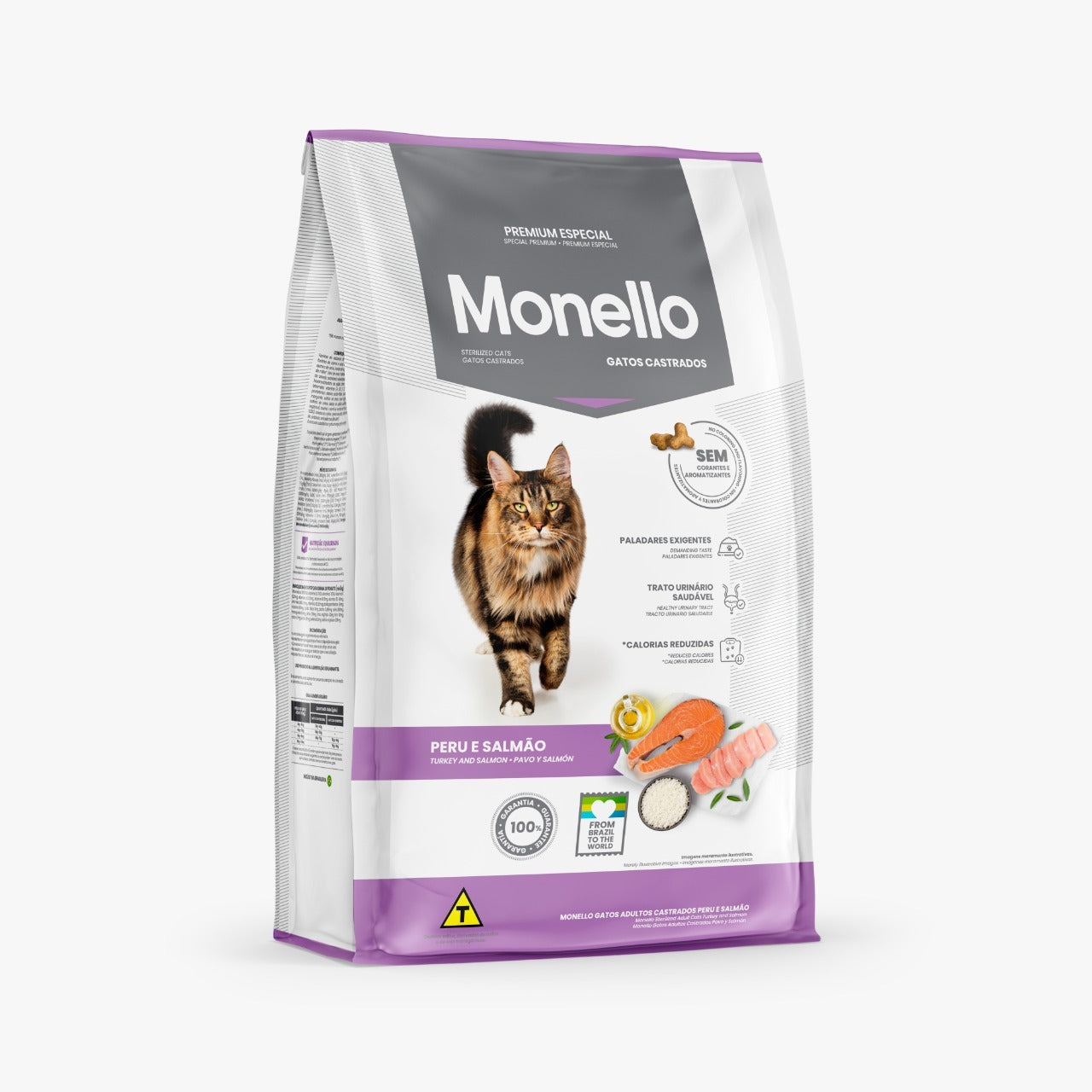 Monello Adult Cats Sterilized (Turkey and Salmon Flavor) - 10.1kg