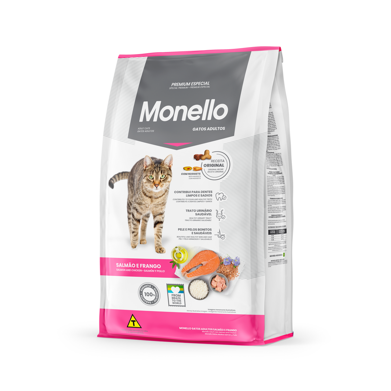 Monello Adult Cat Mix (Salmon and Chicken Flavor) - 1kg